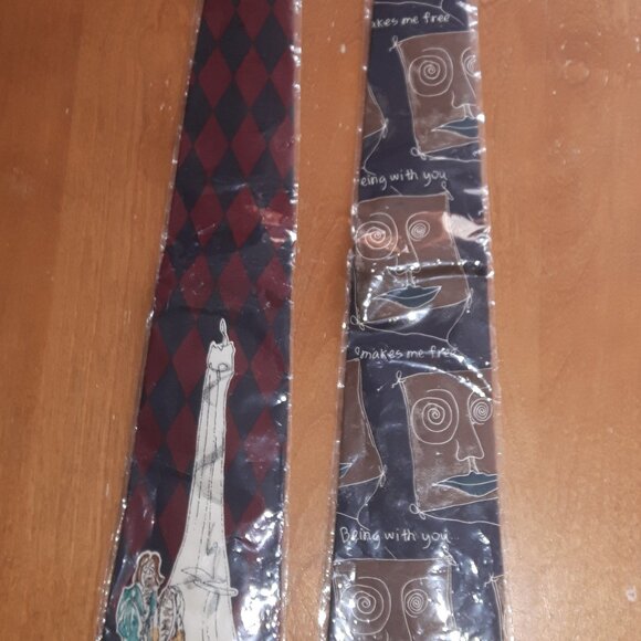 Brand New Set of John Lennon Artwork Ties - Picture 3 of 9